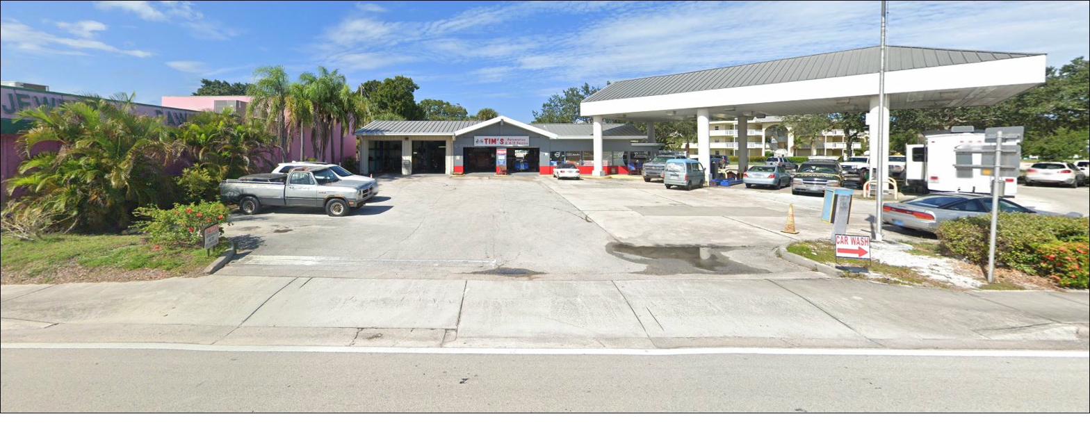 Tim's Automotive Vero Beach FL — classic cars outside the shop